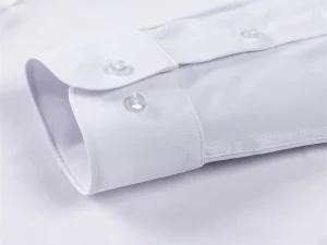 Men s Classic Button-Down Shirt with Long Sleeves Solid Color Casual Business Top for Spring Streetwear and Beach Vacation